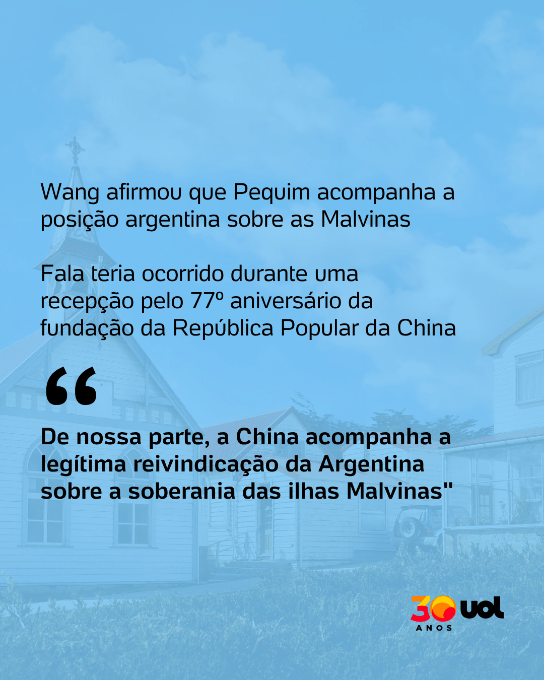 Argentina ganha apoio da China por reinvindicação sobre as Ilhas Malvinas - 3 - undefined