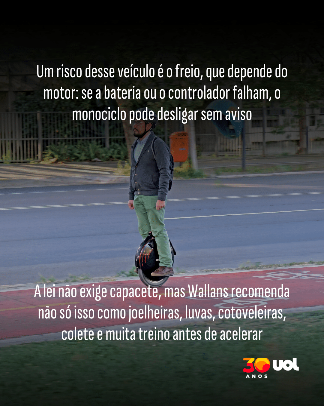 Sem guidão e com uma roda só: o monociclo agora tem regra em São Paulo  - undefined