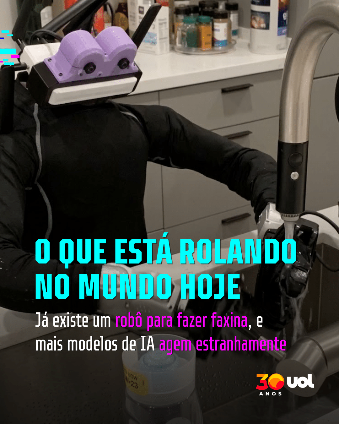 O que tá rolando hoje: robôs fazem faxina e mais IA se 'desviando'