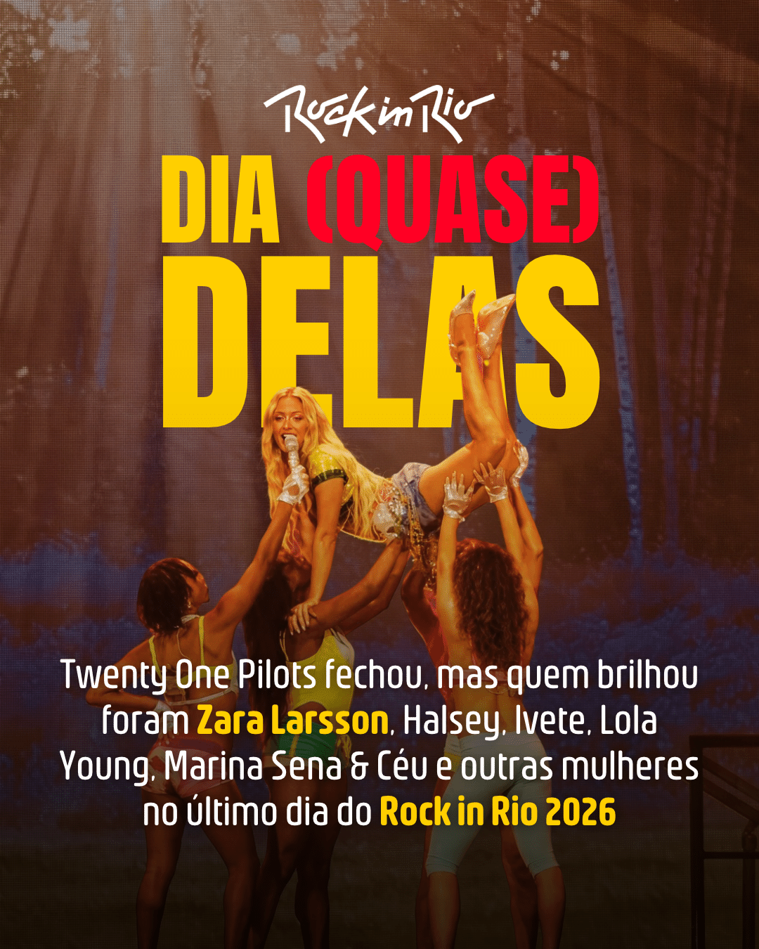 dia quase delas no Rock in Rio - undefined