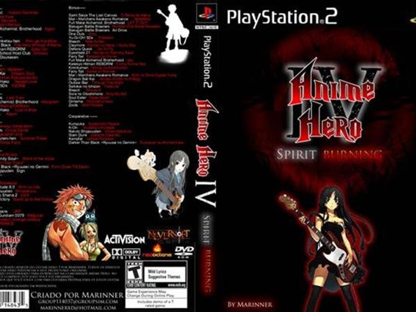 Jogo Guitar Hero Anime Hero 5 ps2