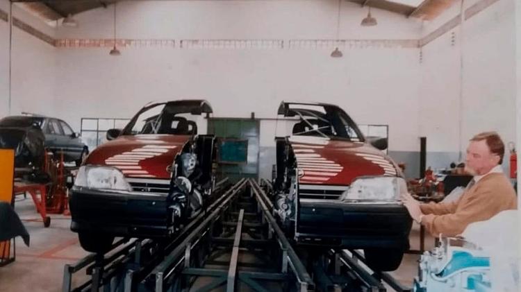 Chevrolet Omega foi cortado em oficina antes de sua aparição no Salão do Automóvel de 1992 em SP
