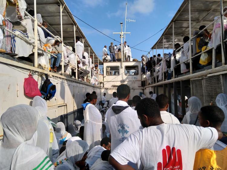 Entre locais na Etiópia - Arquivo pessoal - Arquivo pessoal