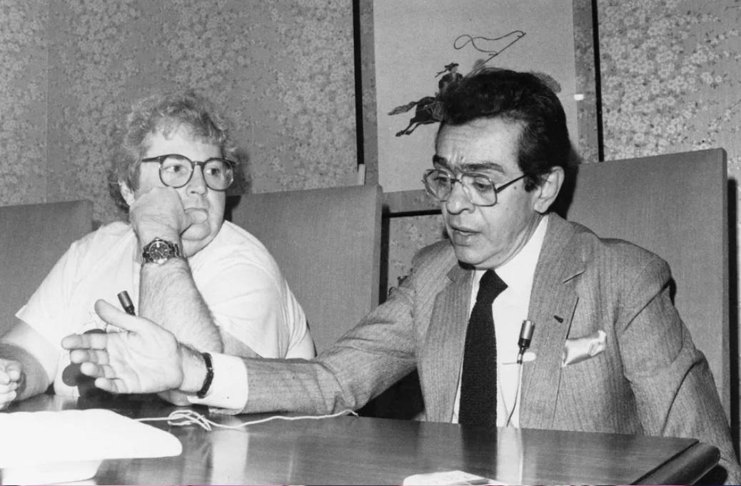 Jô Soares and Chico Anysio in 1985 - Geraldo Guimarães/Estadão Content