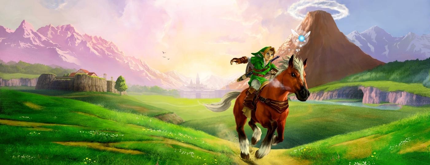 O herói Link e sua égua Epona, dupla que protagoniza aventuras em The Legend of Zelda - Divulgação