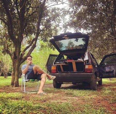 Luiz e o Unohome - Arquivo pessoal