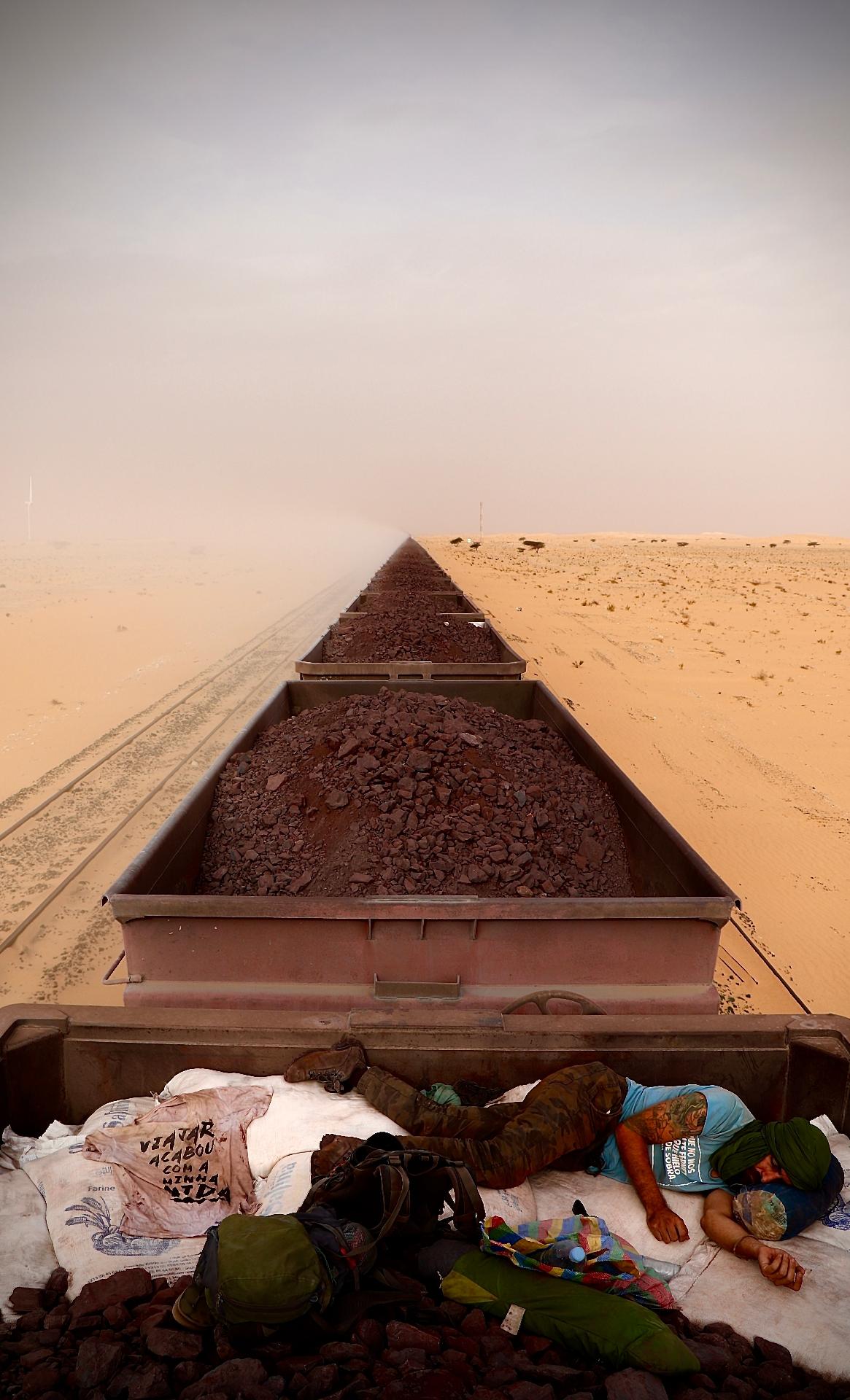 Trem da Mauritânia - Arquivo pessoal