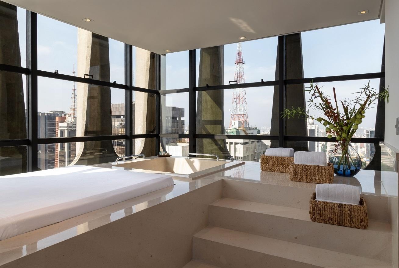 Suíte presenciaal do Tivoli Mofarrej, em São Paulo - Divulgação