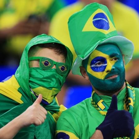 Torcedores do Brasil antes da partida contra a Coreia do Sul -  Buda Mendes/Getty Images