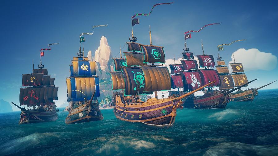 O "simulador de vida pirata" Sea of Thieves vai ganhar expansão gratuita focada no comércio - Divulgação