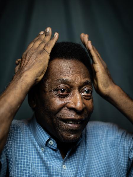 Retrato do Pelé no Museu Pelé, em Santos - Bruno Santos/Folhapress