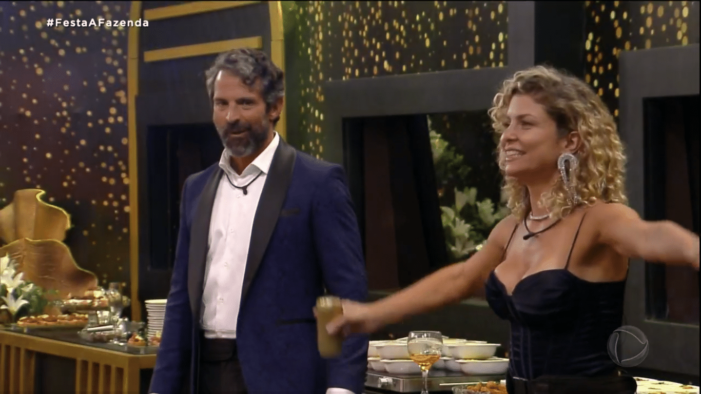 A Fazenda 2022: A Fazenda 2022: Iran e Babi celebram a final - Reprodução/PlayPlus
