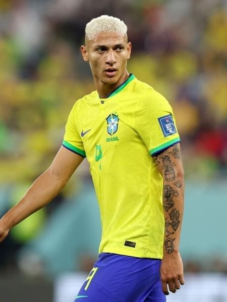 Richarlison em ação pela seleção brasileira contra a Coreia do Sul - Francois Nel/Getty Images