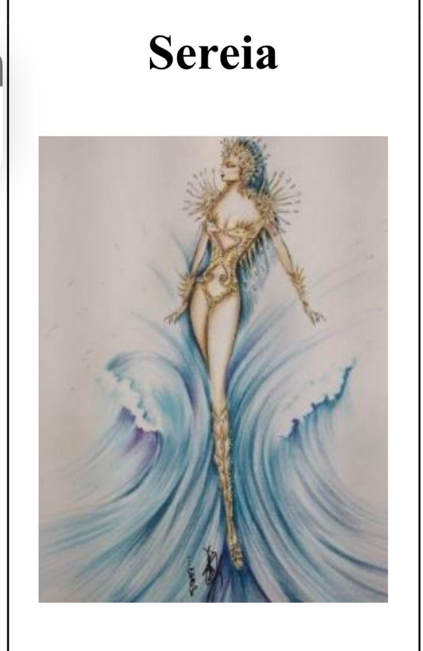 Na Unidos da Tijuca, a cantora Lexa desfilará como Sereia - Reprodução/Abre-Alas