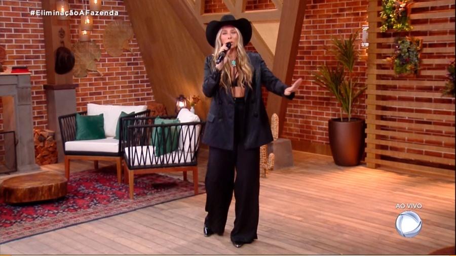 A Fazenda 2022: Galisteu 'all black' na primeira eliminação - Reprodução/Playplus