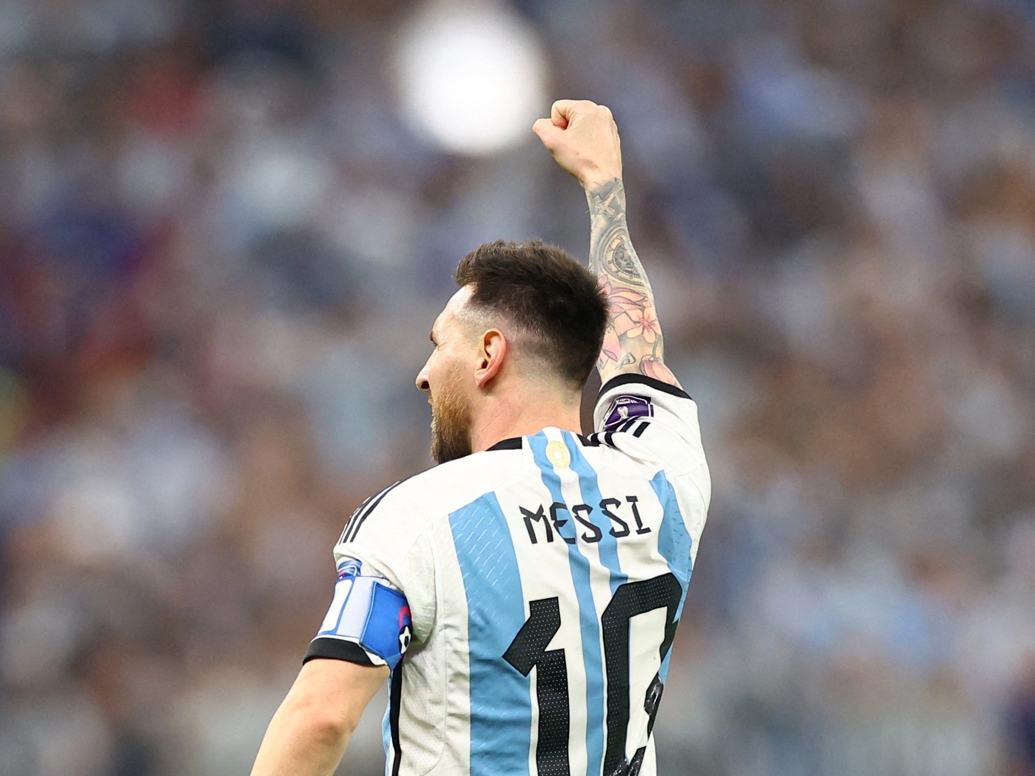 postagem de Lionel Messi na Copa - Fanáticos Por Futebol