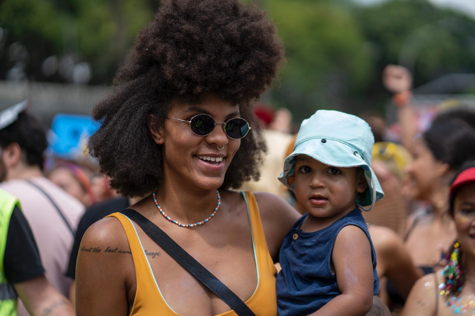 Crianças também marcaram presença - Andre Porto/UOL