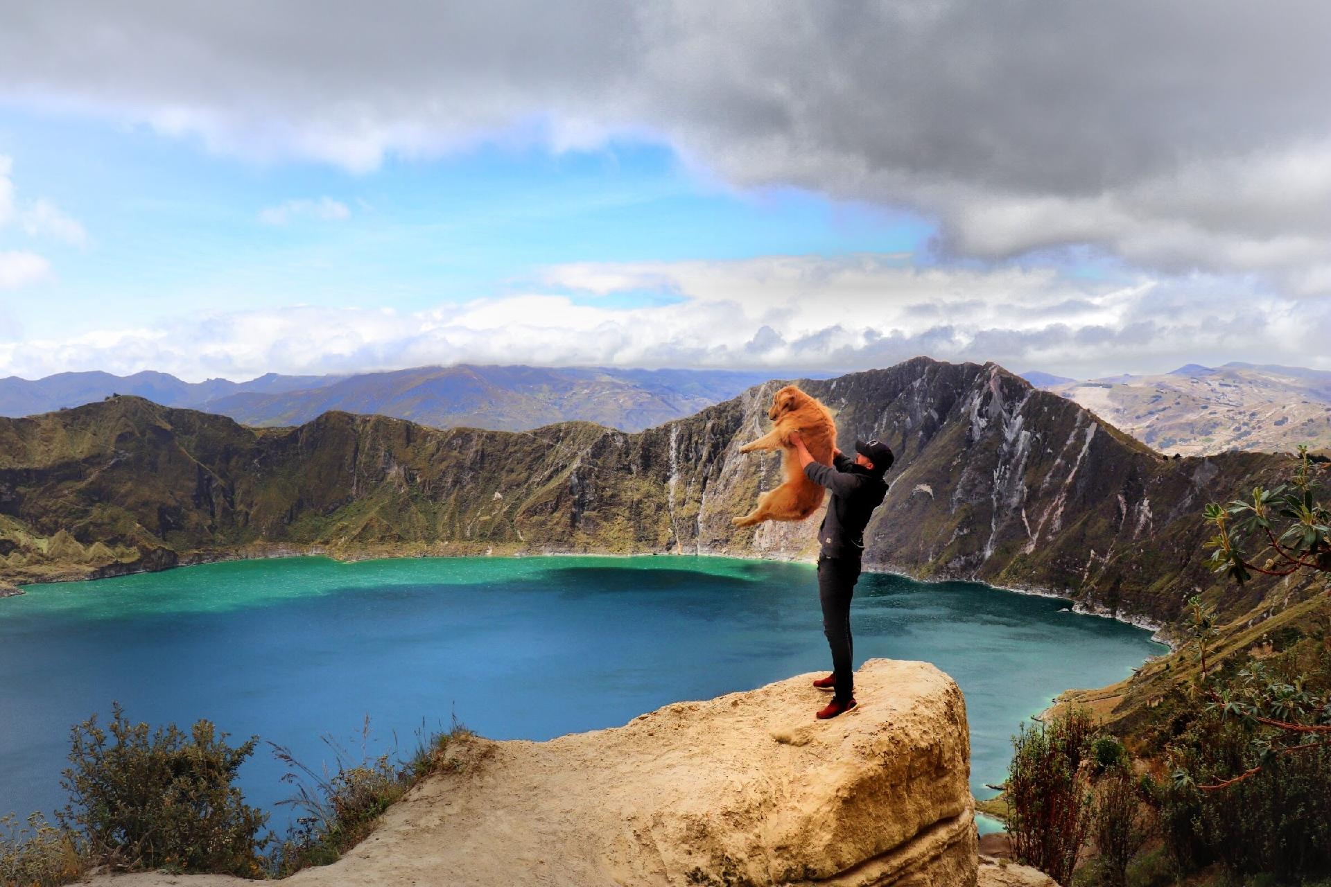 Laguna Quilotoa, Equador - Arquivo pessoal