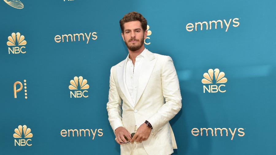 Andrew Garfield concorre ao Emmy por sua atuação na série "Em Nome do Céu" - CHRIS DELMAS/AFP