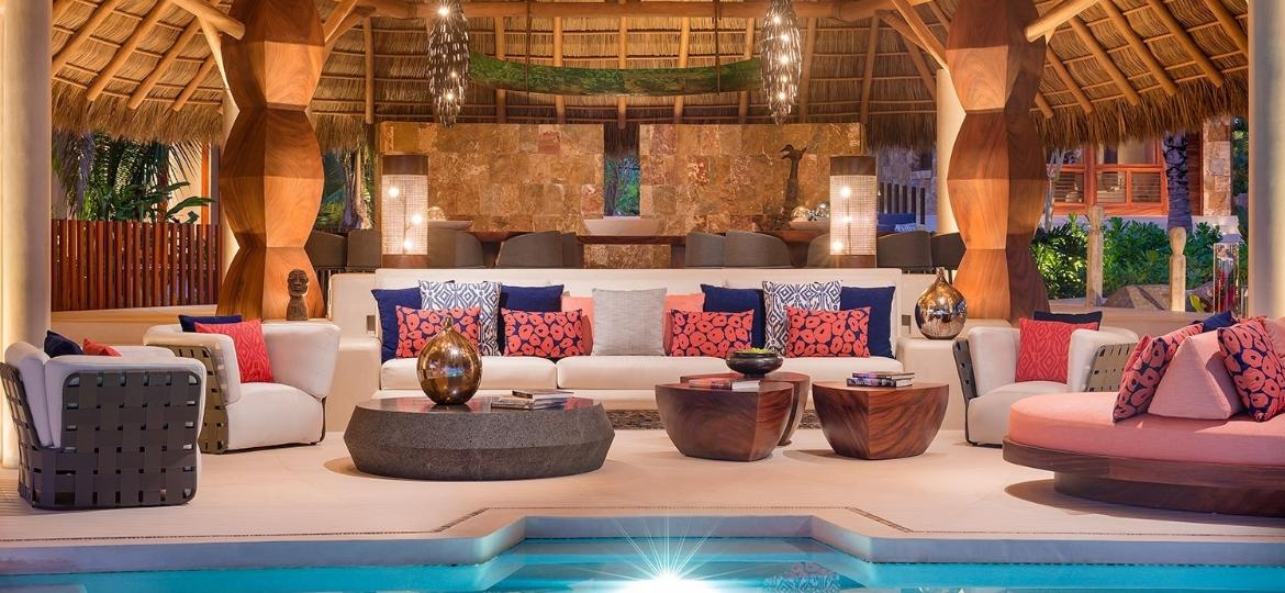 Casa Tau, localizada em Punta Mita, no México, foi usada como cenário para o reality show da Netflix - Reprodução