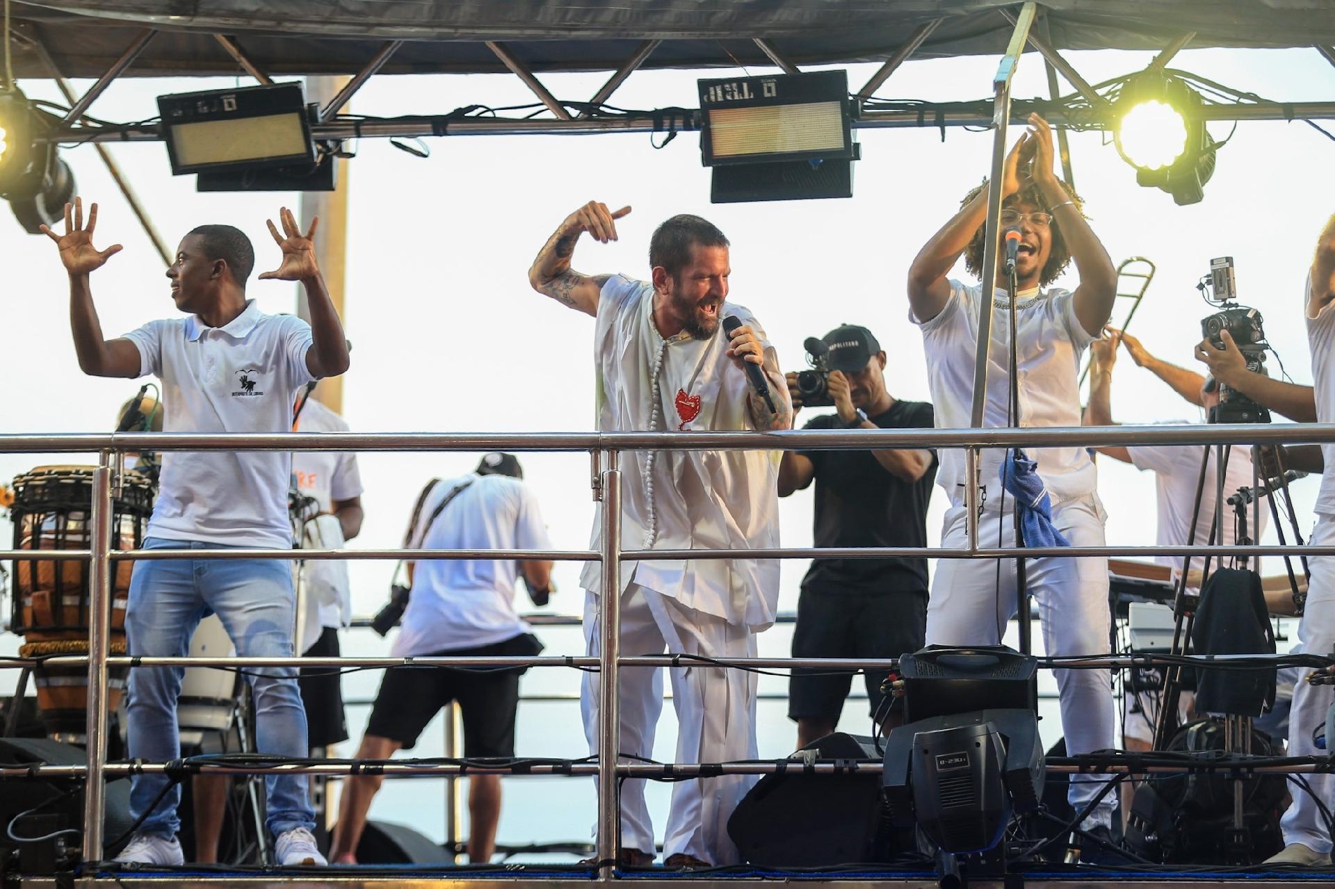 Saulo no Carnaval de Salvador - Pereira/ AgNews