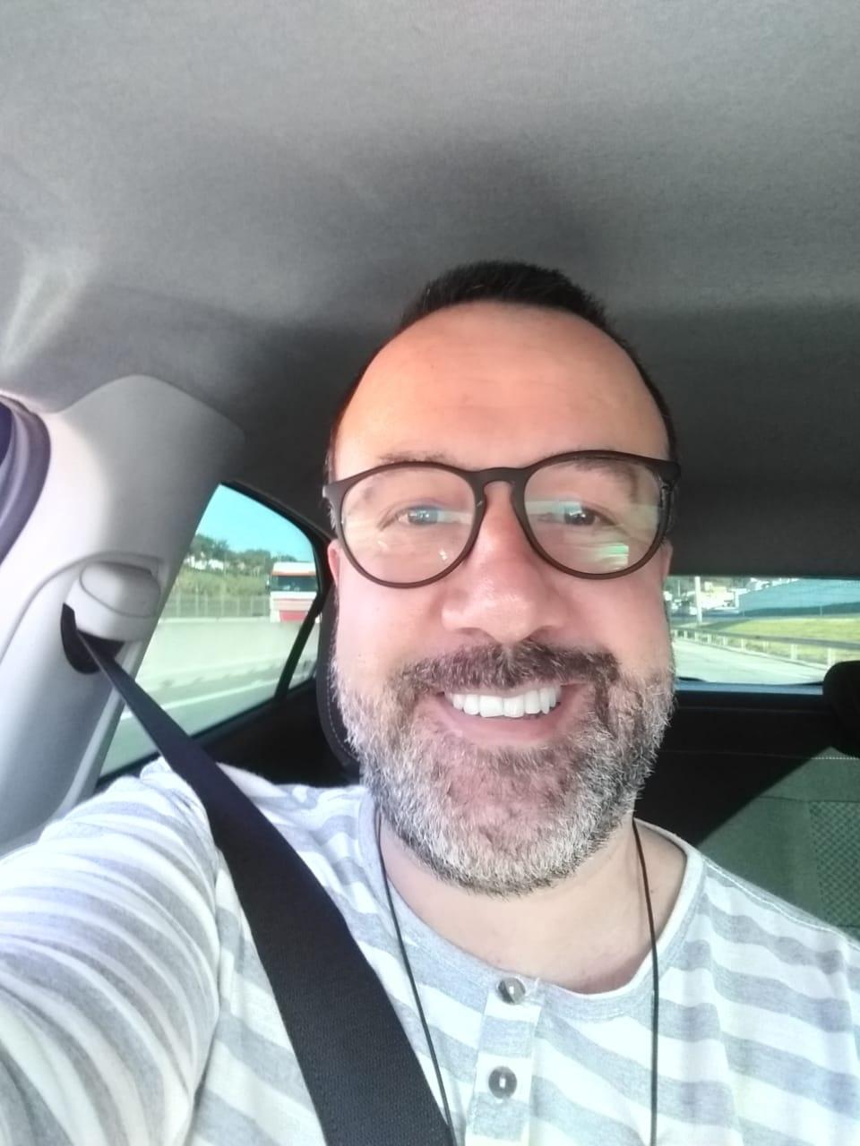 Alexandre Lamas usou eletroestimulação como reabilitação de hérnia de disco - Arquivo pessoal