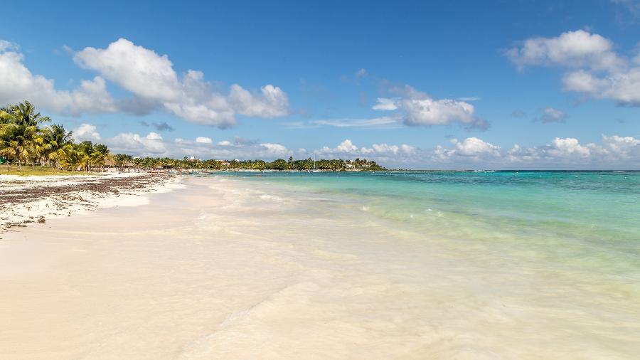 Playa Akumal, em Cancún, no México