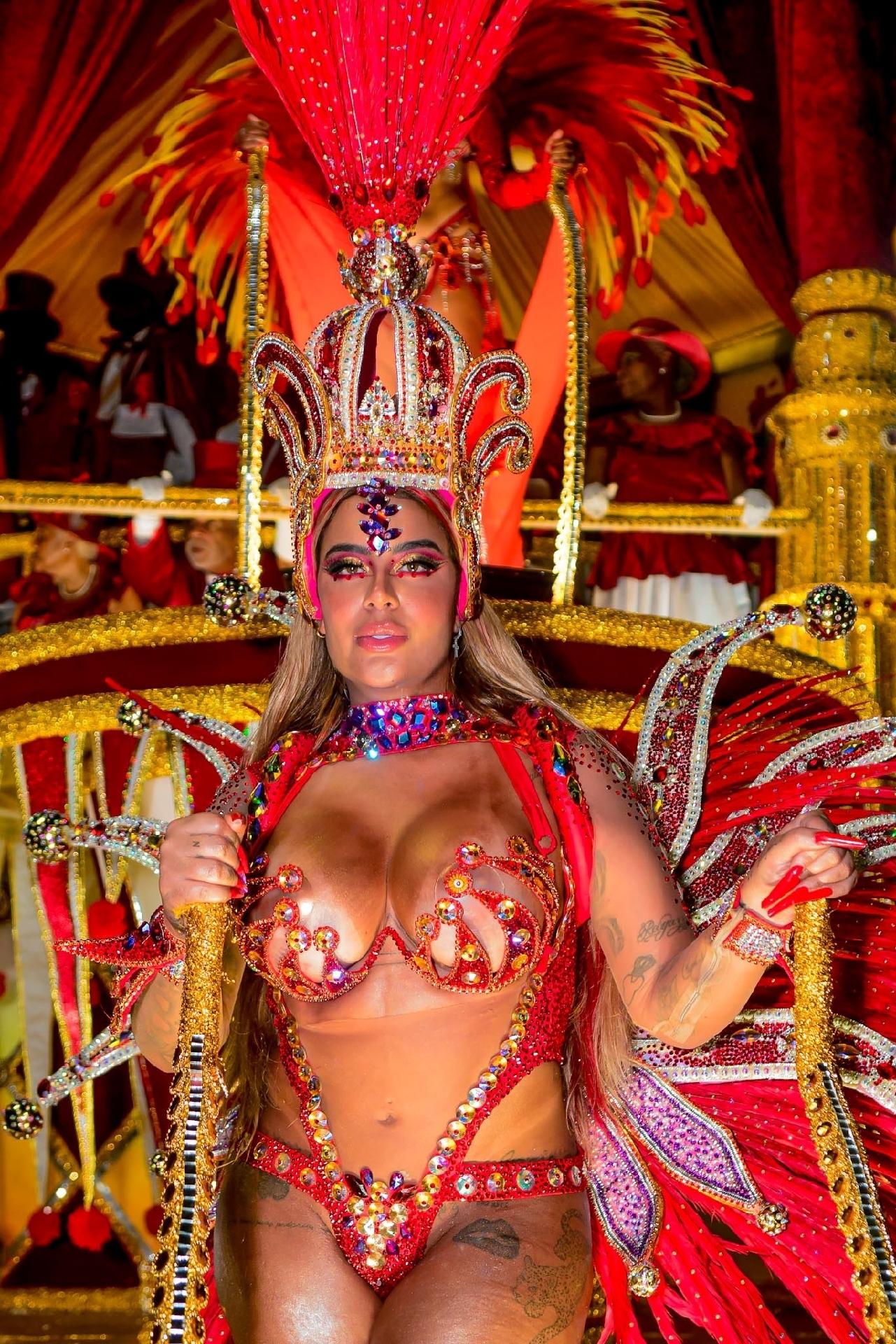 Irmã de Neymar, Rafaella Santos foi destaque no Salgueiro - Webert Belicio/ Agnews