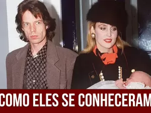 Como eles se conheceram -  Jerry Hall e Mick Jagger