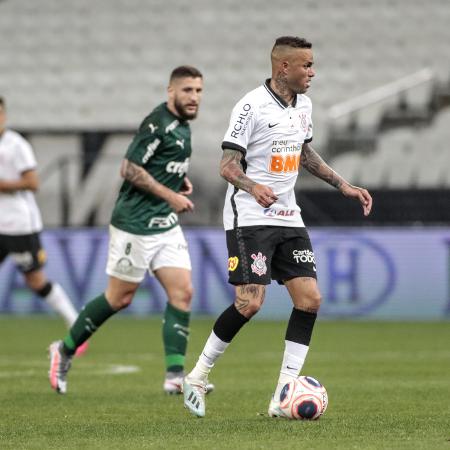 Luan, durante a partida entre Corinthians e Palmeiras - Rodrigo Coca/Agência Corinthians