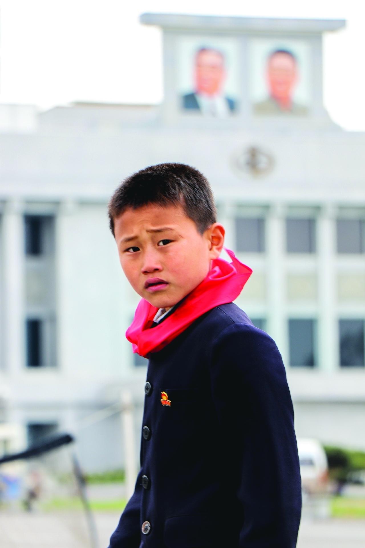 Jovem pioneiro socialista em Pyongyang - Arquivo pessoal