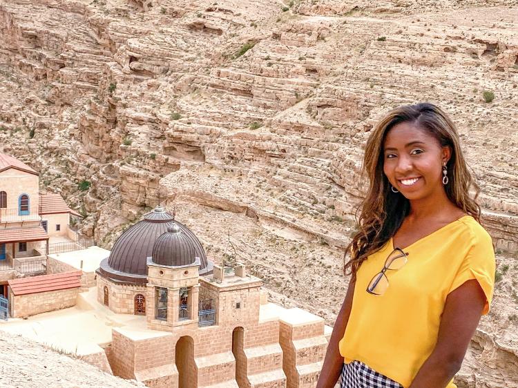 During her visit to the Middle East, Natalie traveled to the West Bank - Personal archive - Personal archive