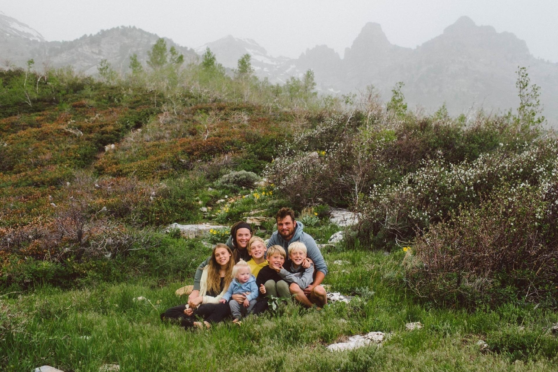 Familia en las Montañas Ruby, Nevada - Archivo personal