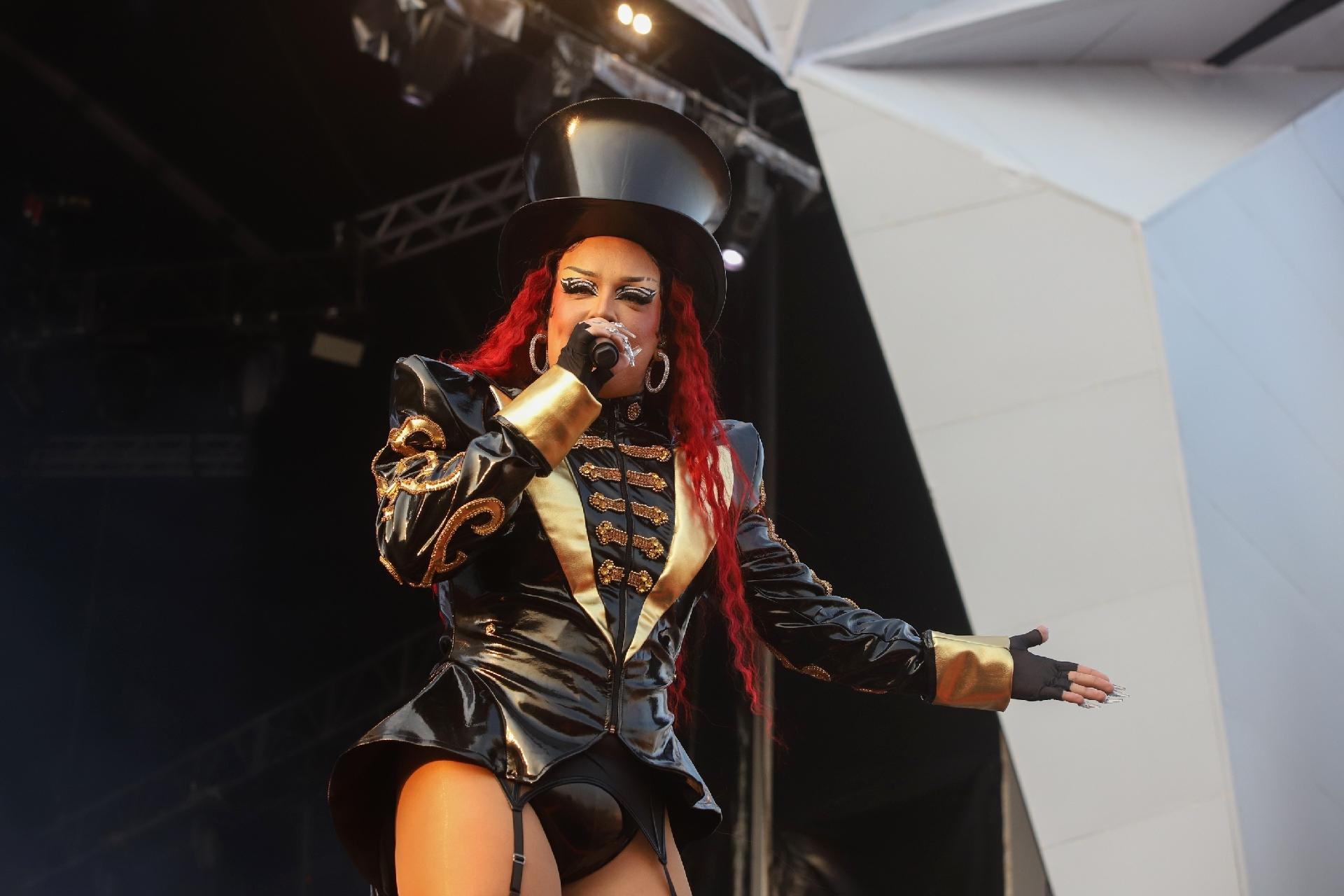 Glória Groove se apresenta no Palco Sunset, no quarto dia do Rock in Rio - Zô Guimarães/UOL