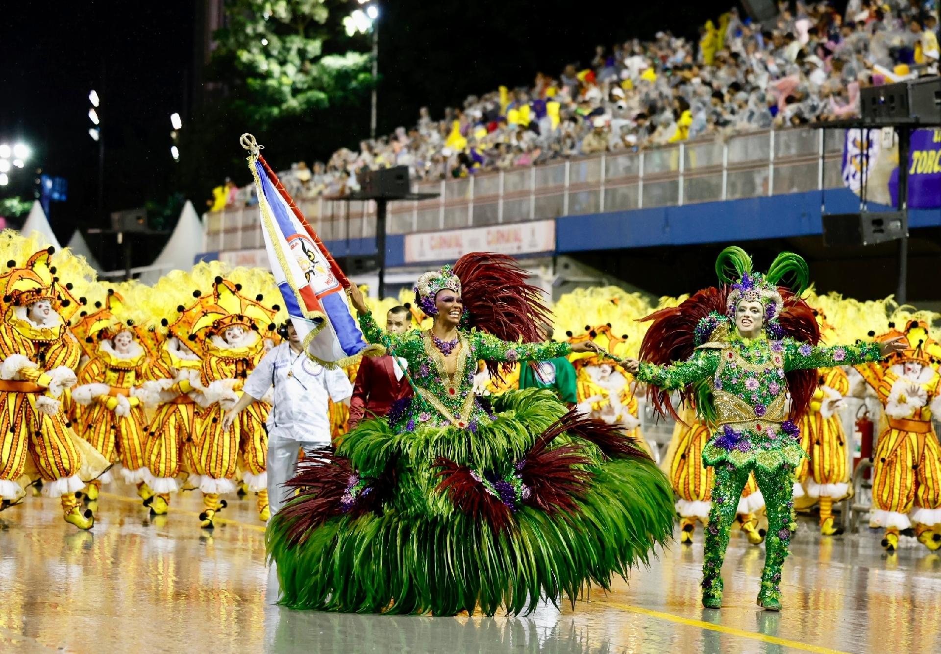 Estrela do Terceiro Milênio desfila na noite do segundo dia do Carnaval de São Paulo - Marina Pekin/ UOL