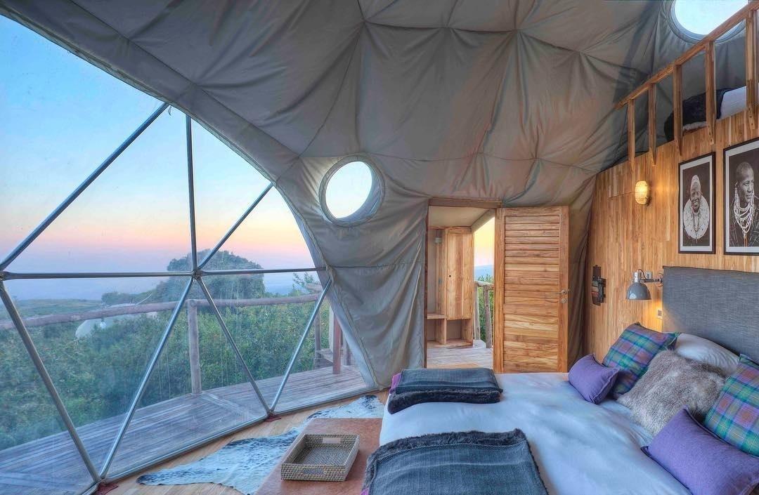 The Highlands Camp, na região da cratera do vulcão Ngorongoro, na Tanzânia - Reprodução/Instagram