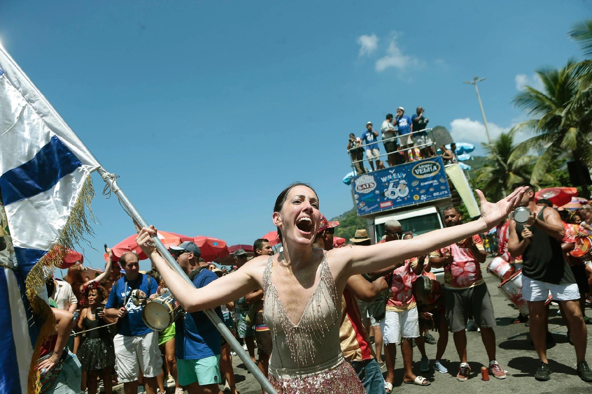 Bloco durou das 9h ás 13h - Jorge Willian/Riotur