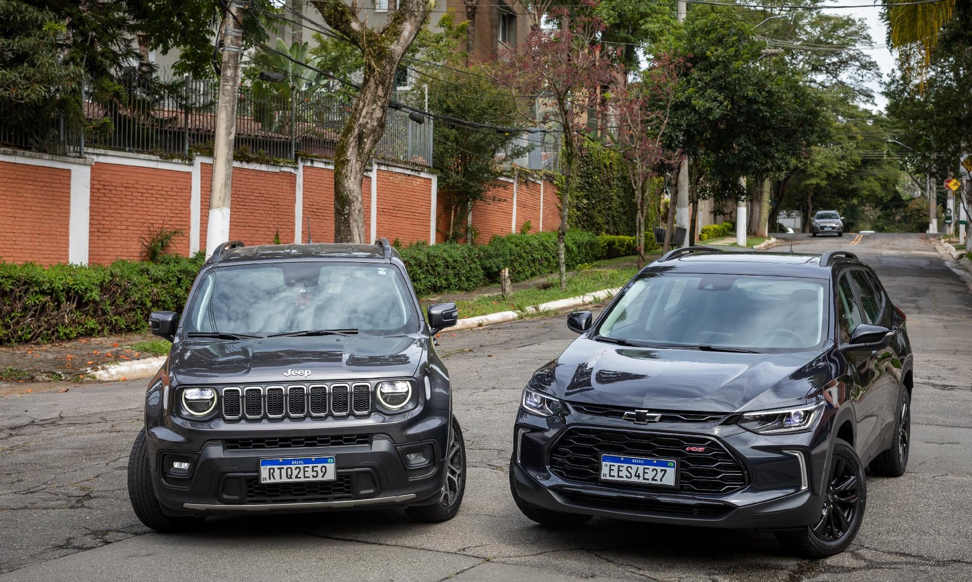 Tracker RS x Renegade Longitude: SUVs de personalidade. Qual é melhor?