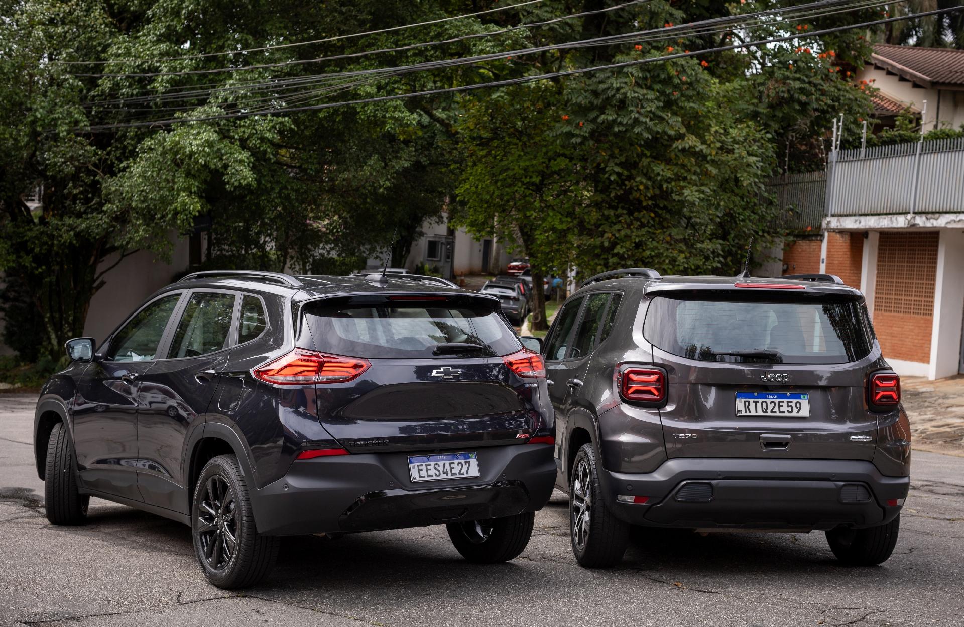 Tracker RS x Renegade Longitude SUVs de personalidade. Qual é melhor?
