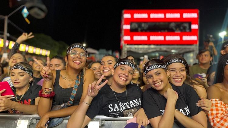 Fãs na grade para ver Luan Santana no São João de Mossoró