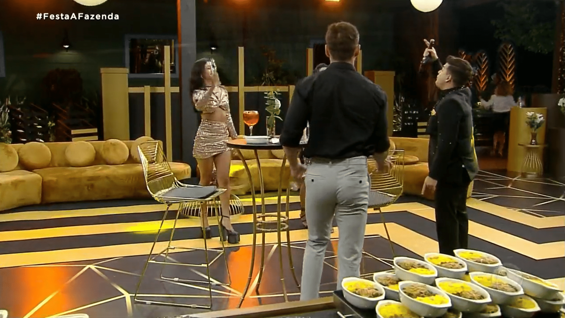 A Fazenda 2022: Peões curtem última festa - Reprodução/PlayPlus