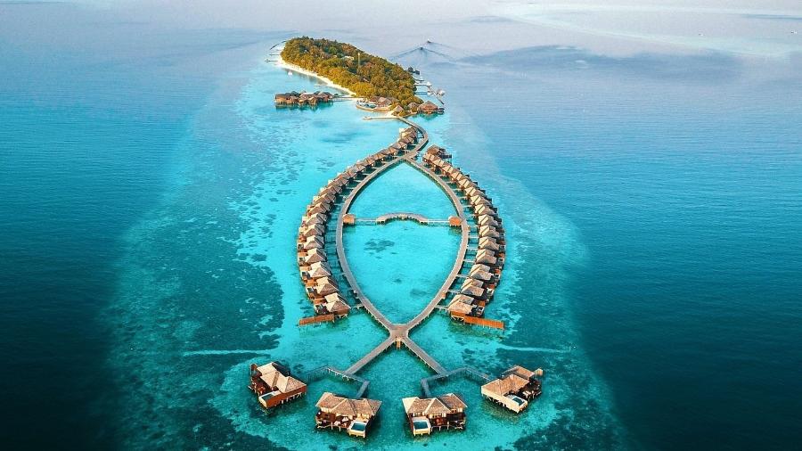 Lily Beach Resort & Spa, na ilha Huvahandhoo, nas Maldivas - Reprodução/Tripadvisor