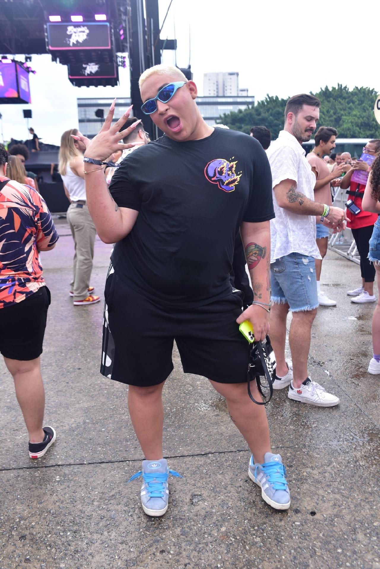 Yarley Ara no "Ensaios da Anitta" - Leo Franco / AgNews