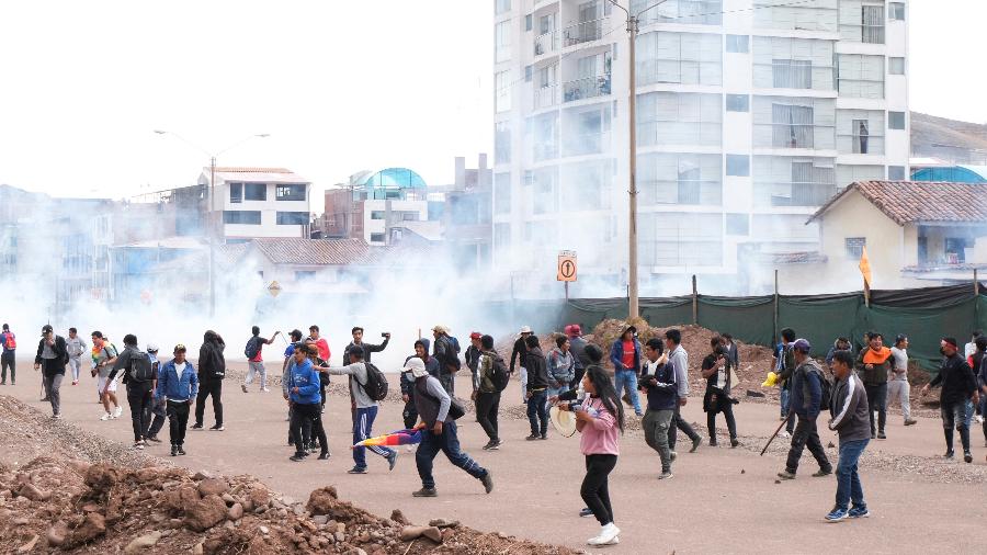 Protestos continuaram após Peru declarar estado de emergência - STRINGER/REUTERS