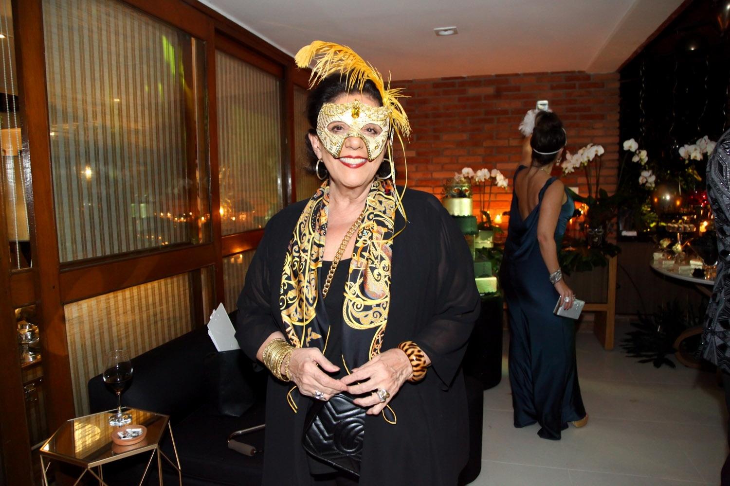 Quem também optou pela máscara foi Leda Nagle - Marcos Ribas/Brazil News