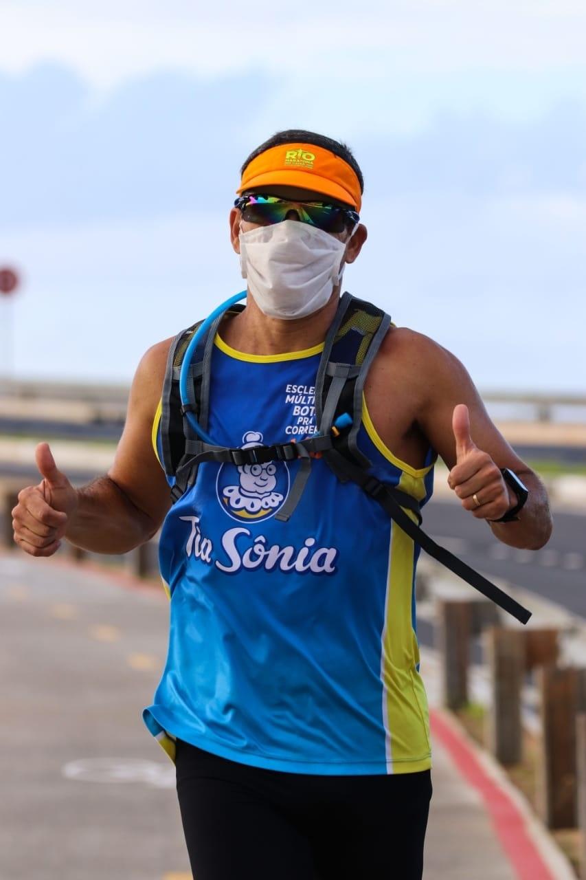 Agenor Netto começou a correr após ser diagnosticado com esclerose múltipla - Arquivo pessoal