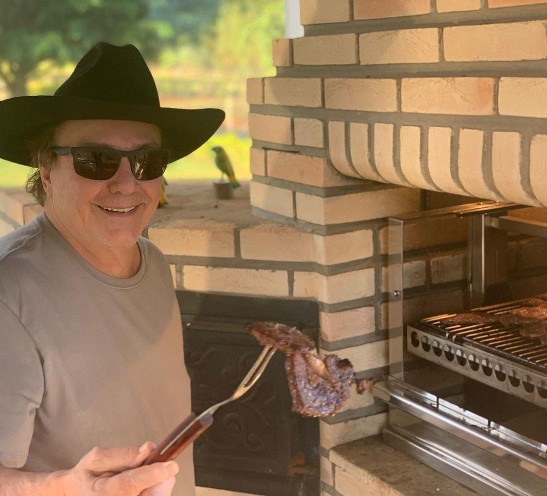 Fábio Júnior em sua propriedade rural - Reprodução/Instagram
