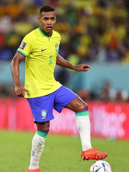 Alex Sandro em ação pela seleção brasileira