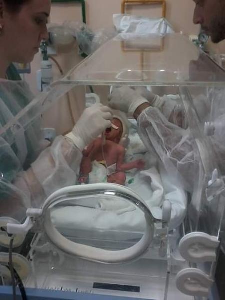 Bebê ficou 49 dias internada após nascer prematura - Arquivo pessoal - Arquivo pessoal