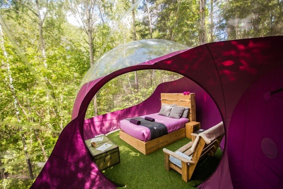 Canopée Lit, no parque nacional Saguenay Fjords, no Canadá - Reprodução/Instagram